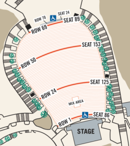 Red Rocks Seating Chart Map Welcome To Red Rocks Redrocks Co